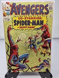 AVENGERS #11- Marvel 1964 Spider-Man Appearance Kang Pinup 4.0-4.5 - Picture 1 of 11