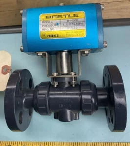 Asahi Ball Valve EPDM,DN15 PN16 with Beetle B-200 Pneumatic Actuator - Picture 1 of 9