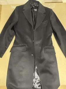 Mens J.Crew Ludlow Overcoat 36s Wool Cashmere Navy Topcoat - Picture 1 of 4