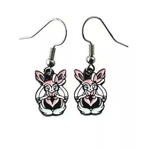 Pendientes colgantes Sylveon, Eeveelutions, sin níquel, opciones de alambre disponibles - Imagen 1 de 1