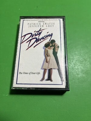 Vintage 1987 DIRTY DANCING Movie Soundtrack Cassette Tape Patrick Swayze Foto 1 de 4