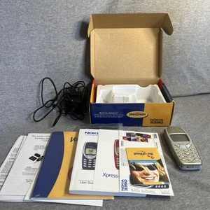 Nokia 3390 VoiceStream with Box, Papers, Charger, And Headphones ** NO SIM CARD* - Picture 1 of 11