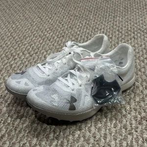 Under Armour Shakedown Elite Track White Halo Grey 3026442-100 Neu M9 W10,5 - Bild 1 von 8