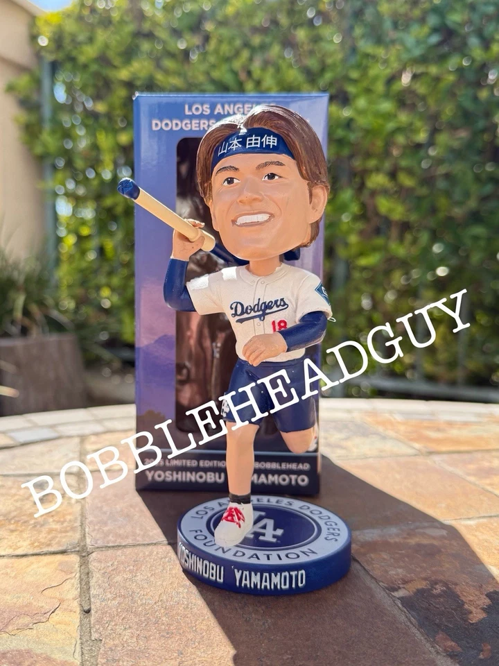 🇯🇵🏯 Yoshinobu Yamamoto 5K Run Bobblehead 9/27/25 LA Dodgers🏯 🇯🇵 - Image 1 of 1