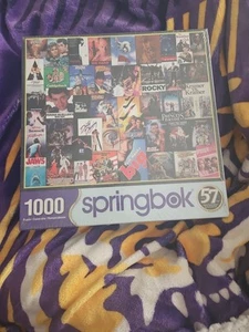 Going To The Movies 1000 Piece Jigsaw Puzzle by Springbok - Picture 1 of 2