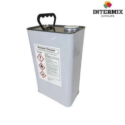 INTERMIX SUPPLIES Standard Thinners Spray Gun Cleaner - 5 Litres, Cellulose Paint Thinner Tin Can