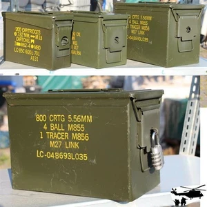 Munitionskiste Metall abschließbar Ammo Box Bundeswehr Metallkiste BW Metallbox - Bild 1 von 46