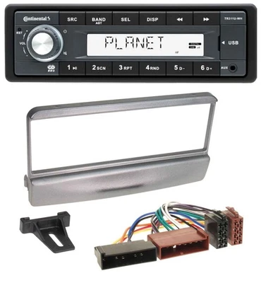 Continental USB MP3 AUX 1DIN Autoradio für Ford Mondeo 96-02 Transit bis 06 Puma - Bild 1 von 4