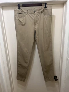 Lululemon ABC Hose Herren 34X32 Beige Classic-Fit 5 Pocket Warpstreme Hose - Bild 1 von 7