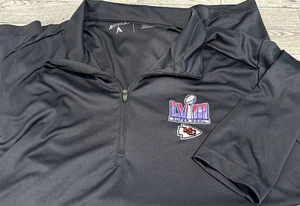 Antigua Kansas City Chiefs Super Bowl LVIII Mens Pullover Gray Light Weight XL - Picture 1 of 9