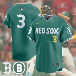 HOT! Genäht Ceddane Rafaela #3 Boston Sox Red City Co* Nekt Name & Nummer Geschenk - Bild 1 von 4