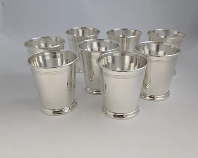 Tazas de julepe Reed & Barton de plata esterlina como nuevas H-14 Foto 1 de 4