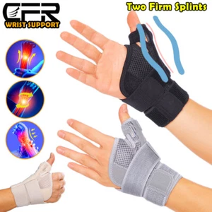 Thumb Wrist Brace Support Hand Sprain Carpal Tunnel Arthritis Running Left&Right - Picture 1 of 19