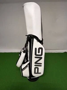 Ping CB-P2307 Golf HOOFER TOUR Stand Club Bag White 9.5" Divider 4way Carbon - Picture 1 of 10