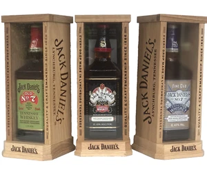 Jack Daniels Legacy Edition Full Set Litre Bottles & Ltd Edit Timber Boxes Set!! - Picture 1 of 11