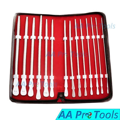 JUEGO DE 14 PIEZAS DE INSTRUMENTOS QUIRÚRGICOS GINECOLOGÍA SONIDOS DITTEL Foto 1 de 3