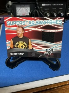 2011 Topps WWE Superstar Swatches Christian - Picture 1 of 15