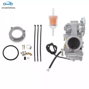 New Carburetor For Mikuni HSR45 45mm Carb Harley EVO Twin Cam TM45 US - Picture 1 of 5