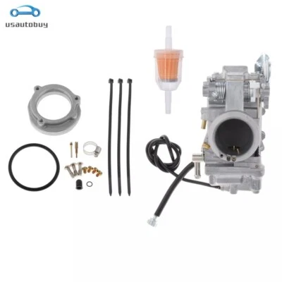 Novo Carburador Para Mikuni HSR45 45mm Carb Harley EVO Twin Cam TM45 EUA - Imagem 1 de 4