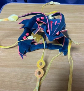 Pokemon Center Original Mega Rayquaza Shiny Dragon Black Model Plush stuffed Toy - Picture 1 of 5