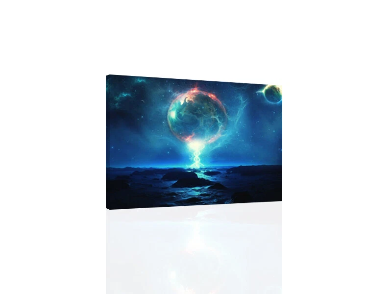 When Worlds Attract - CANVAS OR PRINT WALL ART - Image 1 of 1