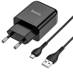 Fuente de alimentación + cable de carga micro USB cargador USB enchufe de viaje para móvil, tableta - Imagen 1 de 7