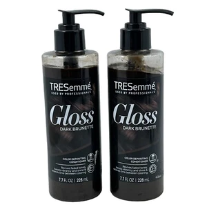 TRESemme Gloss Dark Brunette Color Depositing Conditioner 7.7 Fl Oz Lot Of 2 - Picture 1 of 4