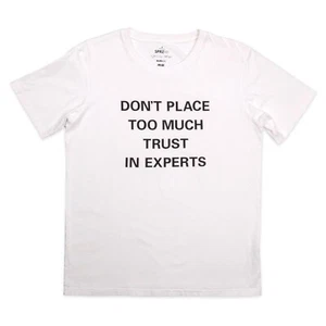 T-shirt media JENNY HOLZER UNIQLO Non dare troppa fiducia agli esperti *DIFETTI* - Foto 1 di 15