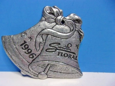 Vintage 1996 Smith Floral Timbre Campanas Adorno Carson Peltre Publicidad Foto 1 de 4