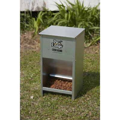 Galvanized Automatic Dog Feeder Large Breed Dog Food Dispenser For Large Dogs - Image 1 of 4