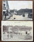 34 GANGES LES HALLES 1919 LOT 2 CARTE POSTALE ANCIENNE HÉRAULT CPA