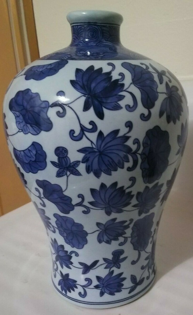 中国古玩骨董 青花 喜字 唐草 染付 蓝色当代中国古董| eBay