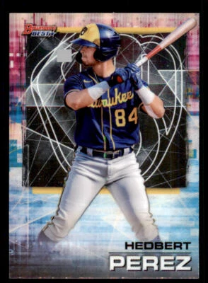 2021 Bowman's Best #95 Hedbert Perez RC - Image 1 of 2