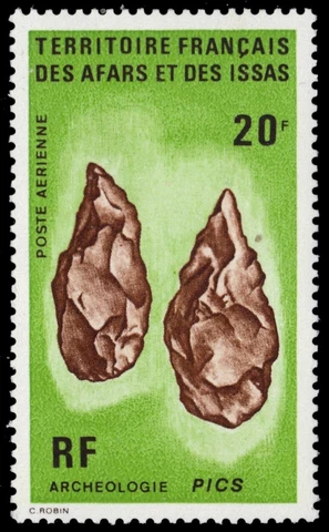 AFARS et ISSAS C77 - Archaeology "Pre-historic Flint Tools" (pb59059) Cover