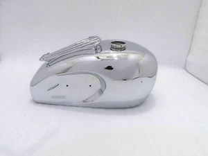 Triumph T100 Chromed Gas Fuel Petrol Tank With Cap Best Quality - Foto 1 di 10