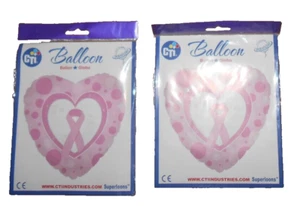 Cti Two Breast Cancer Awareness Ballon's - Picture 1 of 1