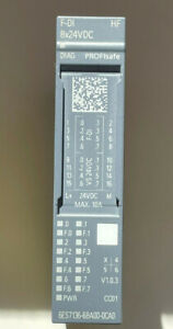 Siemens.  ET200SP.  F-DI 8x24Vdc HF.  6ES7136-6BA00-0CA0.  + Base key module.