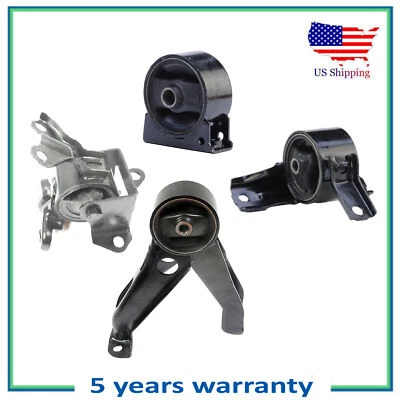 4PCS Engine Motor & Auto Trans Mount For 2007-2013 Mitsubishi Outlander 3.0L AWD - Image 1 of 4