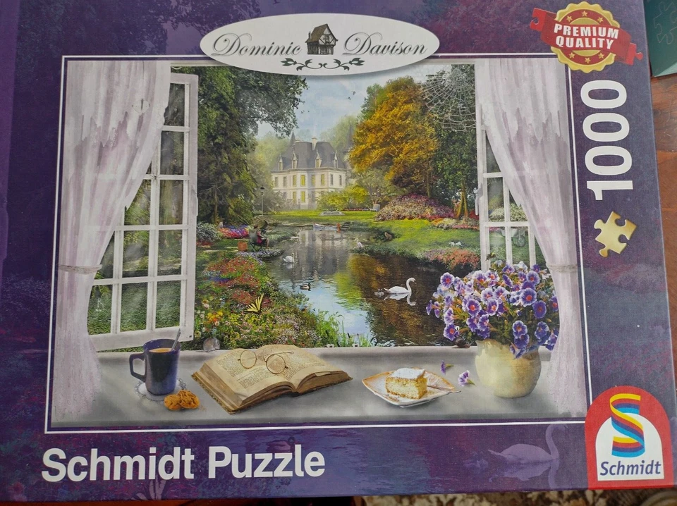 Schmidt Dominic Davison - Idyllic Country Estate Jigsaw Puzzle (1000 pieces) - Image 1 of 2