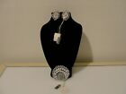 Vintage Demi Parure Jewels by Trifari rhinestone clip earrings &amp; pin brooch