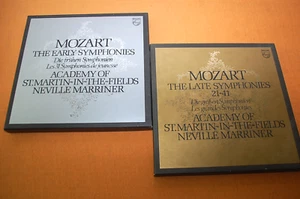 Marriner Mozart Early & Great Symphonies Dutch Philips 2 Box Sets, 16LPs 80s NM - Bild 1 von 7
