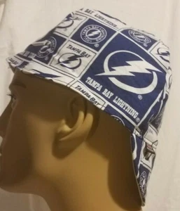 MLB Tampa Bay Lightning Custom Made Construction Welder, Pipe-fitter, Biker Hat - Picture 1 of 2