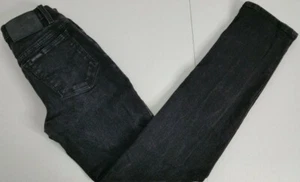 Pre-owned Girl's HD Harley Davidson Motor Cycles Black Jeans Size 4 U170 - Picture 1 of 10