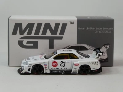 TSM MINI GT Nissan LB ER34 #23ATHLETE Super Silhouette 2024 1/64 MGT01059-R - Immagine 1 di 3