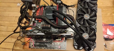 Game Motherboard bundle. Fast 8 core AMD FX CPU, Water cooler, video card, 8Gb - Image 1 of 4