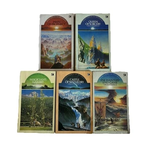 David Eddings Complete BELGARIAD Series Books 1-5 Vintage Corgi Paperback 1980s - Picture 1 of 9