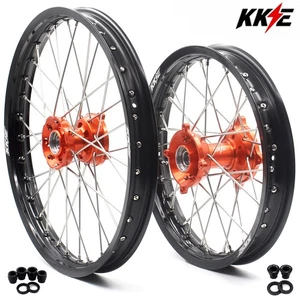 KKE 19/16 Kid's Wheels Rims Set for KTM 85 SX 2003-2020 Husqvarna TC 85 14-2020 - Picture 1 of 12