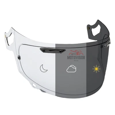MOTOVISOR Visiera per Arai Profile-V RX7V Fotocromatica Compatibile VAS V Pinlock Ready