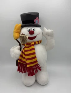 Peluche vintage Stuffins Frosty The Snowman 1999 de pie 13” usado en excelente estado - Imagen 1 de 9