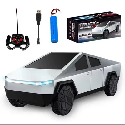 Rc Cybertruck Radiocomandato Luci Led Giocattolo Facile Da Usare Macchina - Immagine 1 di 4